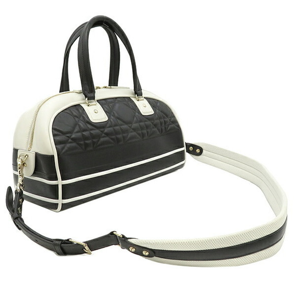 Dior  Medium Christian Bowling Bag Black Vibe - Picture 1 of 13